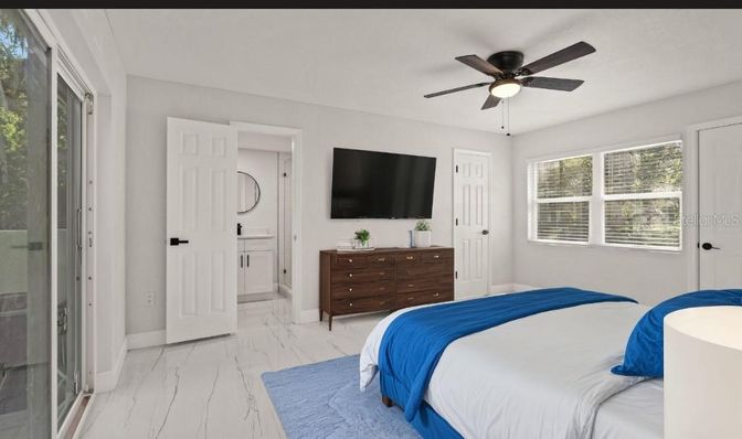 Bedroom, Interior, Marble