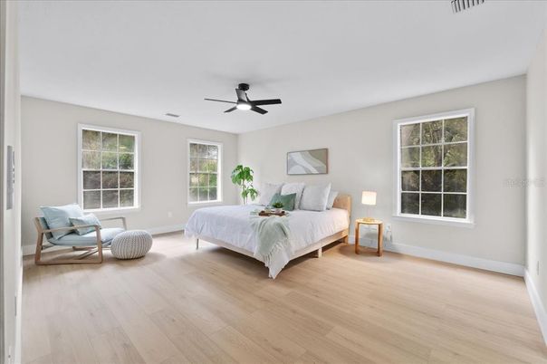 Bedroom, Interior, Wood Texture Flooring
