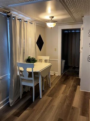 Dining room, Interior, Wood Texture Flooring