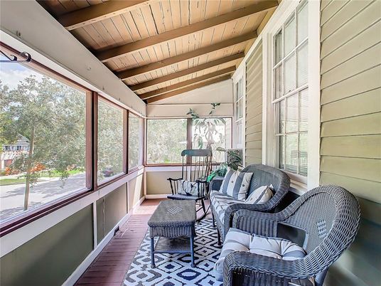 Interior, Sun Room, Wooden Beams, Wooden Ceilings, Wood Texture Flooring