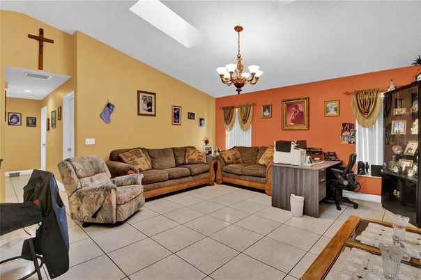 Chandelier, Home Office, Interior, Living room