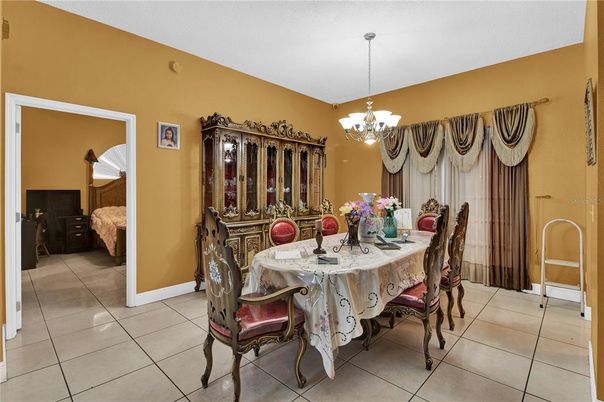 Chandelier, Dining room, Interior