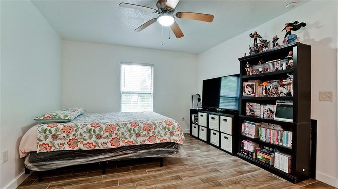 Bedroom, Interior, Wood Texture Flooring