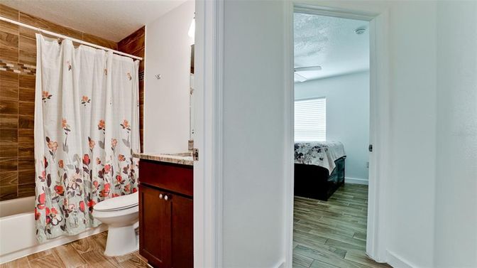 Bathroom, Bedroom, Interior, Wood Texture Flooring