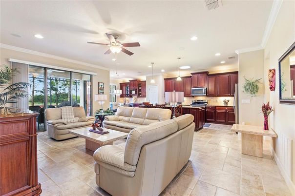 Interior, Kitchen, Living room, Pendant Lights, Recessed Lighting, Stainless Steel Appliances