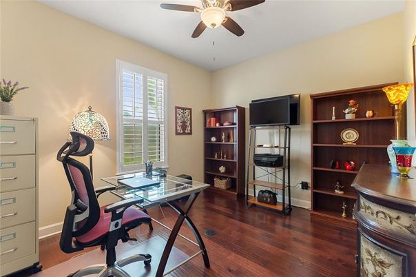Home Office, Interior, Wood Texture Flooring