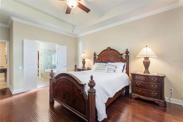 Bedroom, Interior, Wood Texture Flooring