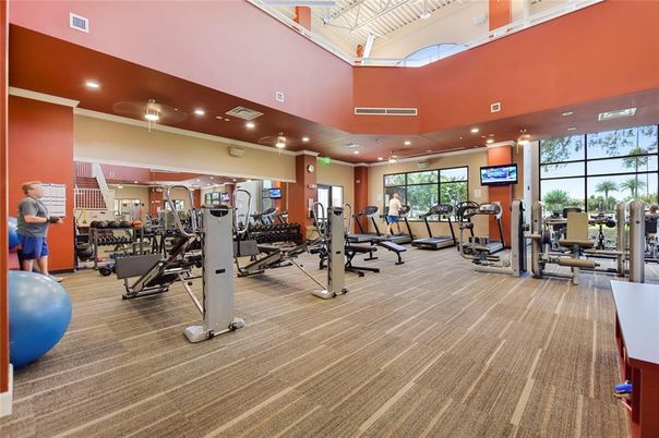 Fitness Equipment, Gym, Interior, Recessed Lighting