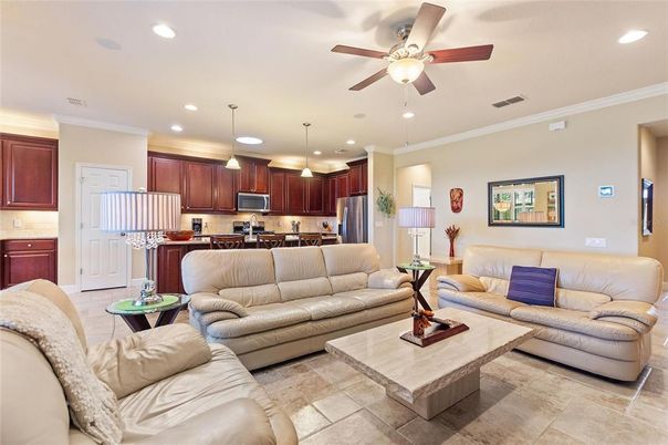 Interior, Kitchen, Living room, Pendant Lights, Recessed Lighting, Stainless Steel Appliances