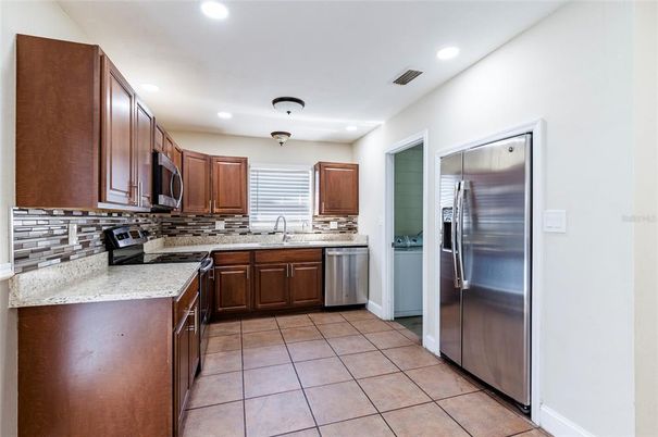Interior, Kitchen, Recessed Lighting, Stainless Steel Appliances