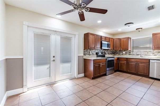 Interior, Kitchen, Recessed Lighting, Stainless Steel Appliances