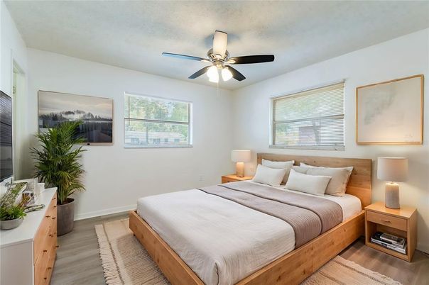 Bedroom, Interior, Wood Texture Flooring