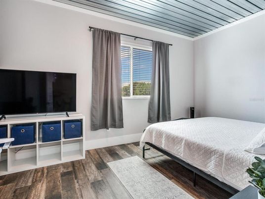 Bedroom, Interior, Wood Texture Flooring