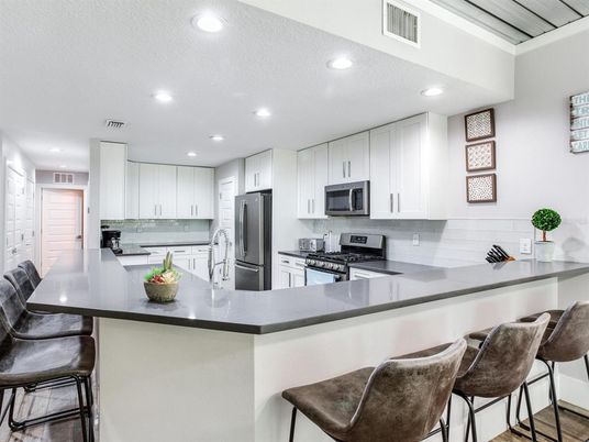 Interior, Kitchen, Recessed Lighting, Stainless Steel Appliances