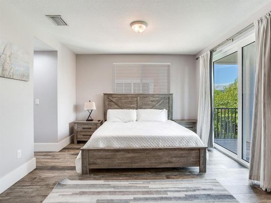 Bedroom, Interior, Wood Texture Flooring