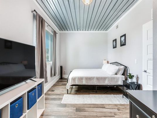 Bedroom, Interior, Wood Texture Flooring