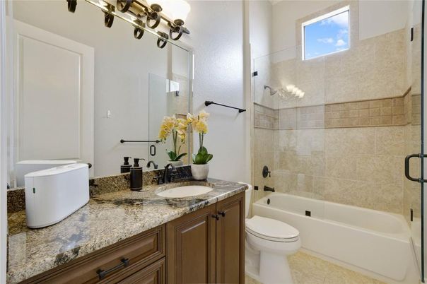 Bathroom, Dual Sink Vanities, Glass Shower, Interior