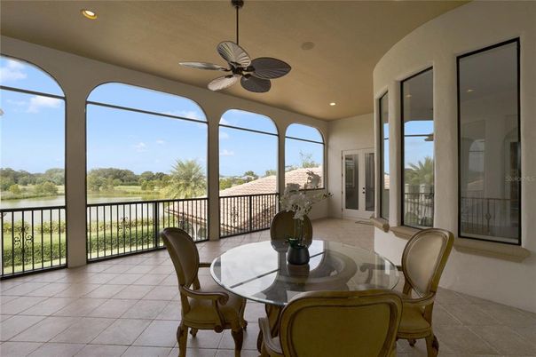 Dining room, Interior, Recessed Lighting, Sun Room