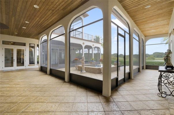 Interior, Recessed Lighting, Sun Room, Wooden Ceilings