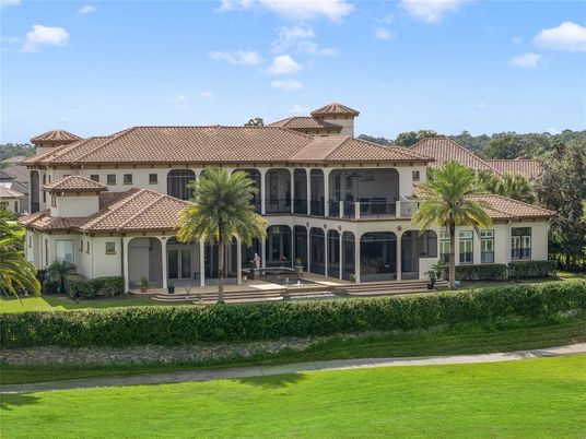 Backyard, Exterior, Facade, Mediterranean