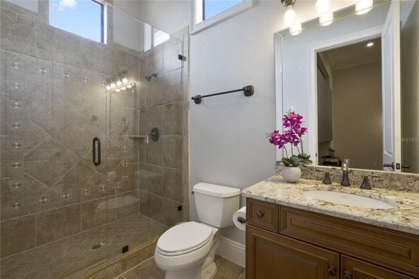 Bathroom, Glass Shower, Interior