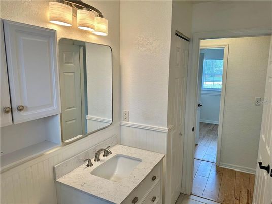 Bathroom, Interior, Wood Texture Flooring
