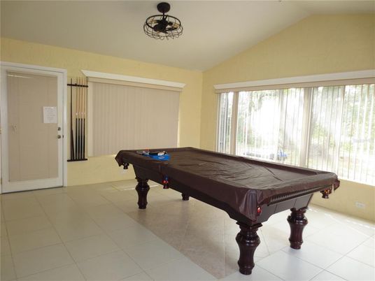 Billiard Table, Game Room, Interior