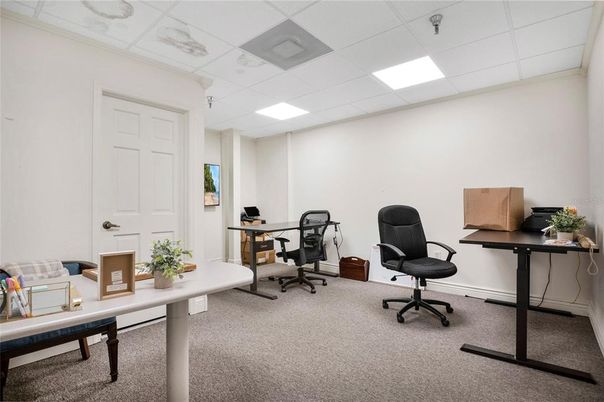 Home Office, Interior, Recessed Lighting