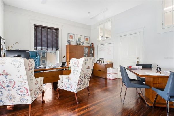 Home Office, Interior, Wood Texture Flooring
