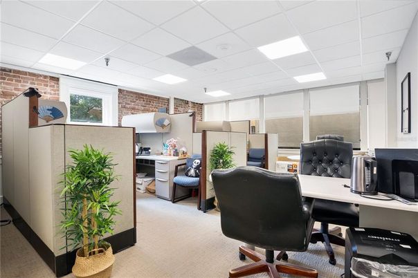 Home Office, Interior, Stone Walls
