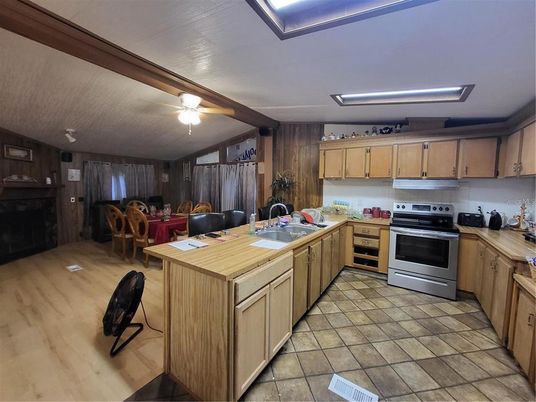 Dining room, Interior, Kitchen, Wood Texture Flooring