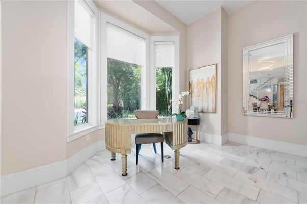 Home Office, Interior, Marble