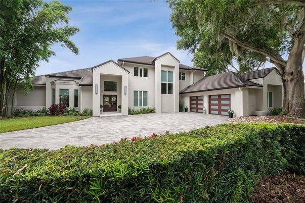 Attached, Backyard, Exterior, Facade, French Provincial