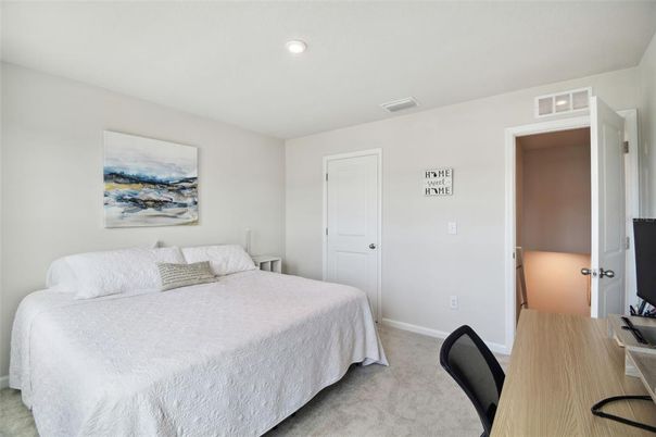 Bedroom, Interior, Recessed Lighting