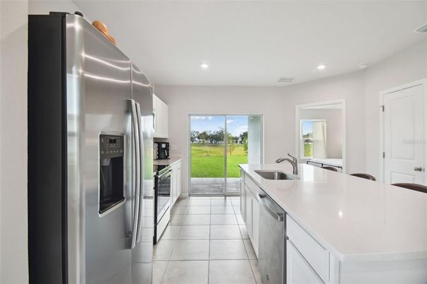 Interior, Kitchen, Recessed Lighting, Stainless Steel Appliances