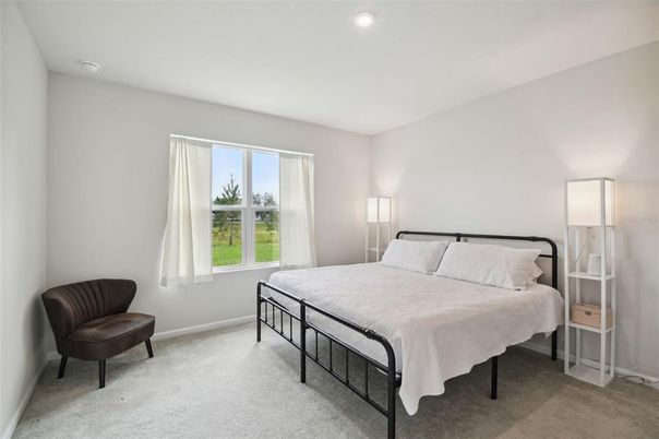 Bedroom, Interior, Recessed Lighting
