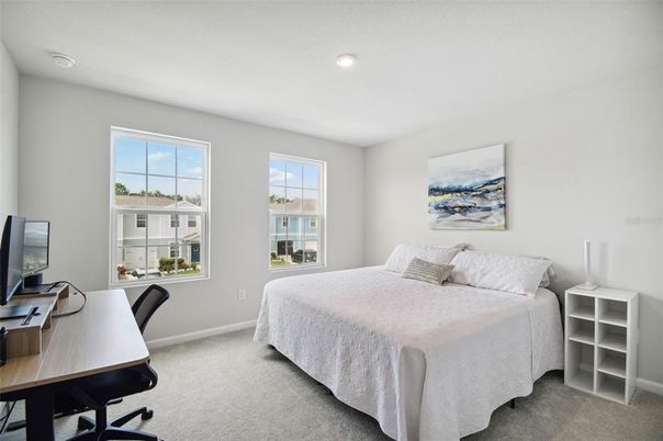 Bedroom, Home Office, Interior, Recessed Lighting
