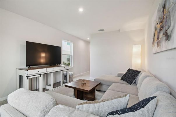 Interior, Living room, Recessed Lighting