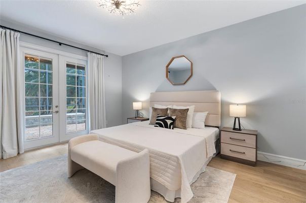 Bedroom, Interior, Wood Texture Flooring