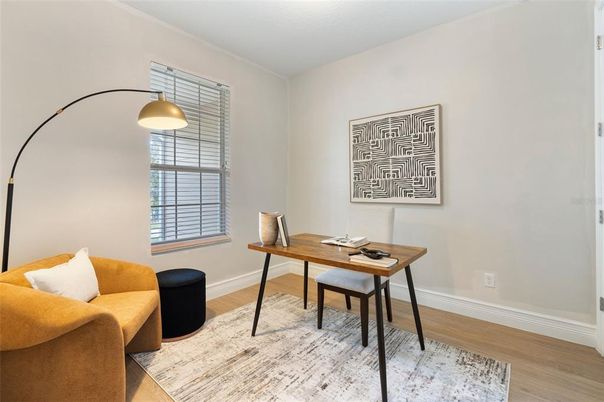 Home Office, Interior, Wood Texture Flooring