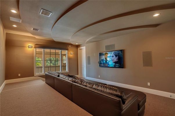 Interior, Recessed Lighting, Theatre Room
