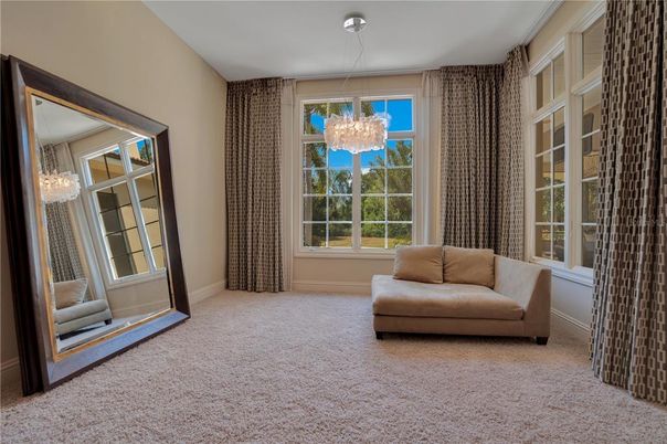 Chandelier, Empty room, Interior