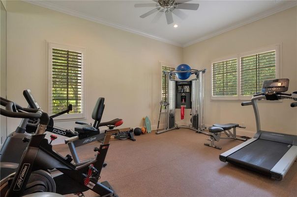 Fitness Equipment, Interior, Recessed Lighting