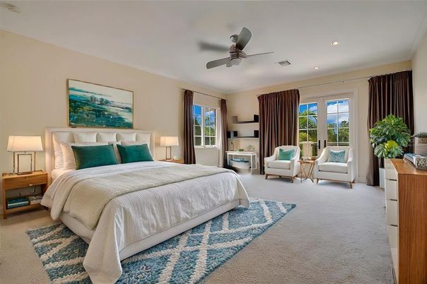 Bedroom, Interior, Recessed Lighting