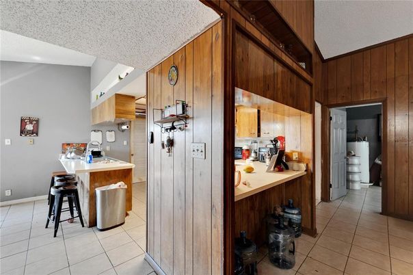 Interior, Kitchen, Wooden Walls