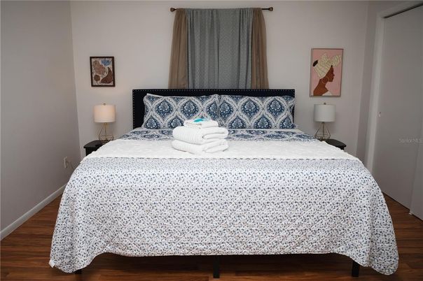 Bedroom, Interior, Wood Texture Flooring