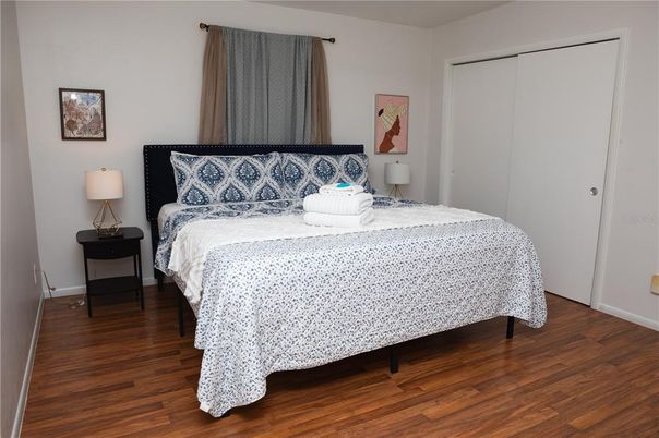 Bedroom, Interior, Wood Texture Flooring