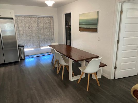 Dining room, Interior, Wood Texture Flooring