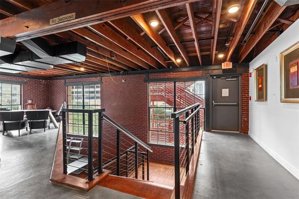 Interior, Stone Walls, Wooden Beams