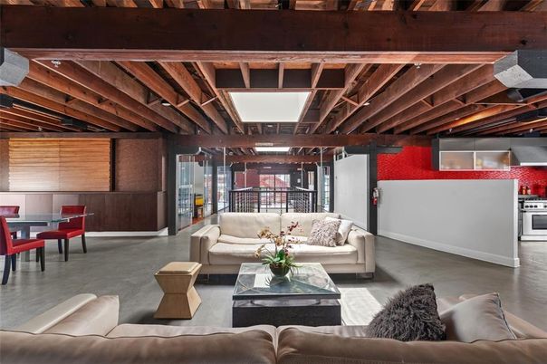 Interior, Kitchen, Living room, Wooden Beams